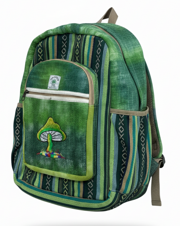 Himalayan Large Mushroom Hemp Back Pack