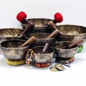 7 Chakra Healing Tibetan Singing Bowl Set