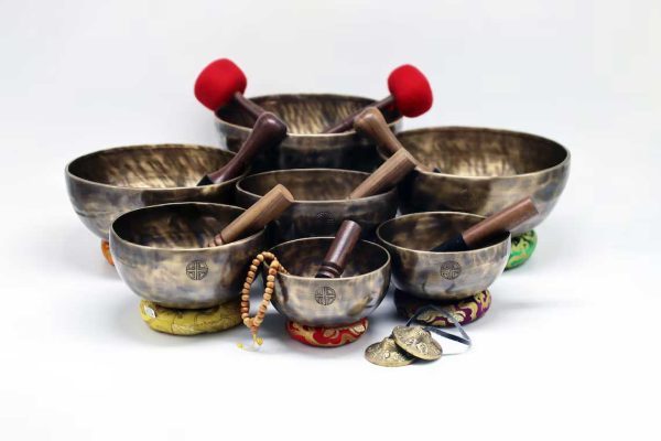 7 Chakra Healing Tibetan Singing Bowl Set